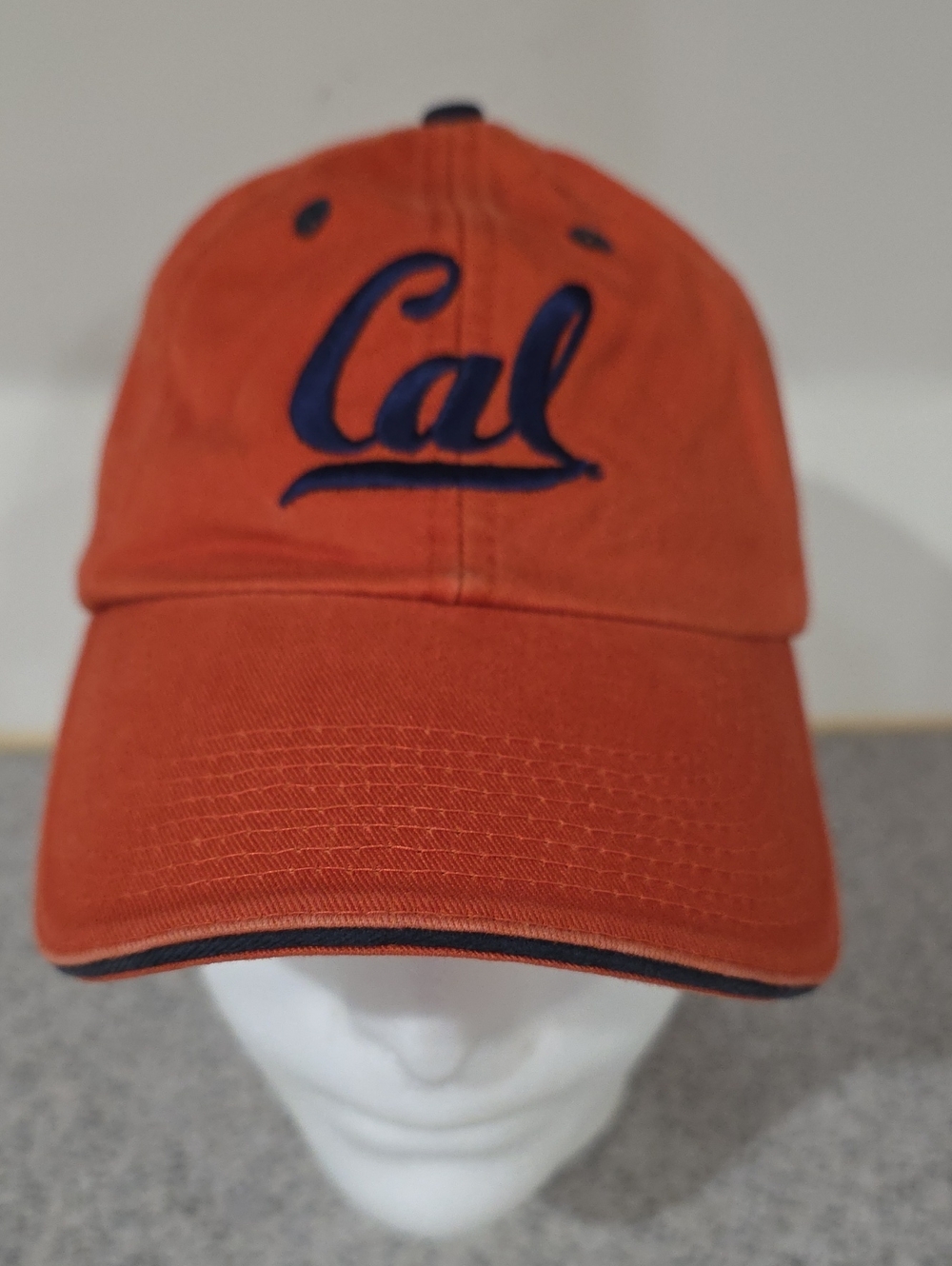 UC Berkeley Cal Bears Orange Baseball Cap with Navy Script